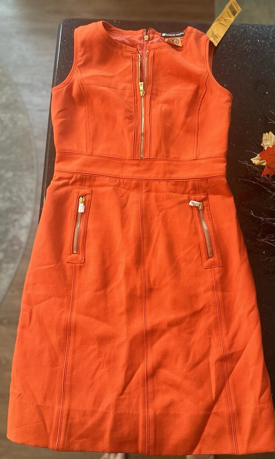 TORY BURCH Mariel senza maniche colore marmellata; abito taglia 6 vendita al dettaglio $ 350 nuovo con etichette