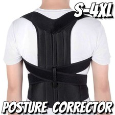 Medical Scoliosis Posture Corrector Spine Back Support Shoulder Brace Belt US