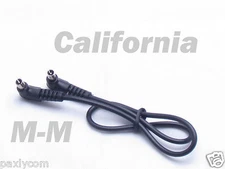 12" 12 inch Male to Male M-M FLASH PC Sync Cable Cord Trigger  