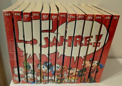 13x LTB Lustiges Taschenbuch Komplettes Rückenbild Nr. 489-501  NEU &VERSIEGELT