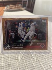 2025 Topps Series 1 Gold Holo Foil Atlanta Braves Let's Dance #237 /50