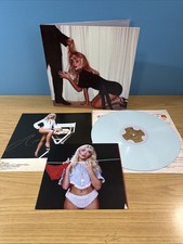 Sabrina Carpenter SIGNED INSERT Man's Best Friend Vinyl LP BLUE Autograph