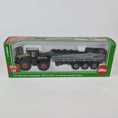 Siku 1:87 Scale #1827 - Claas Xerion w/ Slurry Tanker - Open Box