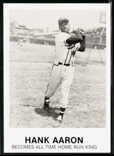 Hank Aaron 1984 TCMA Renata Galasso #231 Home Run King sixth series