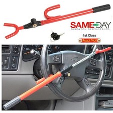 Universal Car Steering Wheel Lock Anti-Theft Security System Adjustable Length