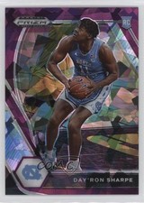 2021 Panini Prizm Draft Picks Variation Purple Ice 92/149 Day'Ron Sharpe #25 2r7