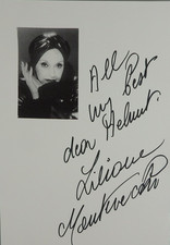Autogramm franz&ouml;sische Schauspielerin Liliane Montevecchi (122024)