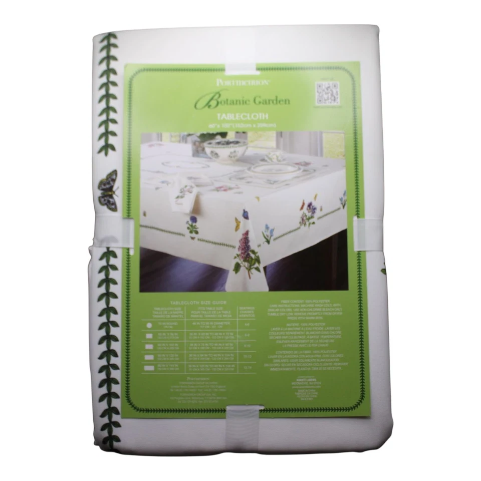 Mantel Portmeirion Jardín Botánico 60"x102" Nuevo en Paquete Foto 3 de 4