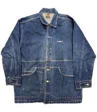 Vintage 90s JNCO Denim Chore Jacket Made In USA Size Large