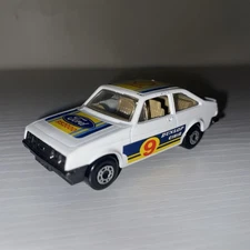 Vintage 1978 Matchbox #9 Superfast Ford Escort RS2000 White Shell Lesney Diecast
