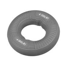 3.07" 50 - 60Lbs Hand Grip Strengtheners Hand Grip Ring for Rock Climbing Gray