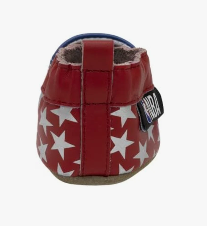 ZAPATOS SIN CORDONES PARA BEBÉ ROBEEZ suela suave NBA Philadelphia 76ers 12-18 meses Foto 3 de 4