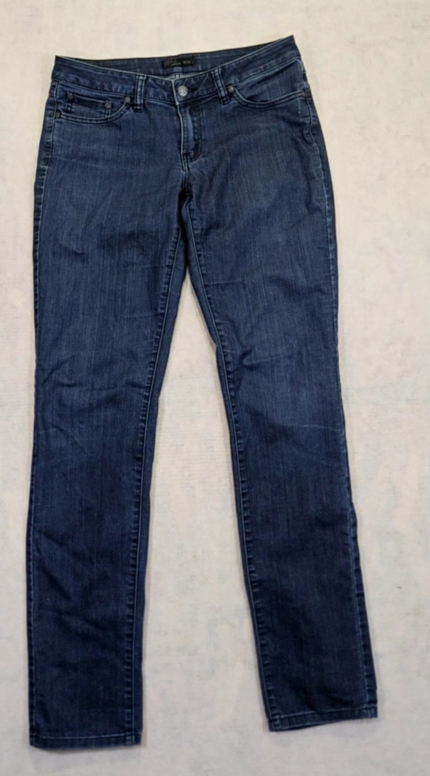 Prana Jeans Womens Skinny 6 / 28 Denim Mid Rise Stretch Medium Blue Lightweight