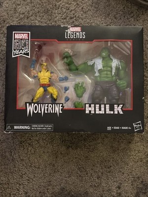 Marvel E6349 Legends 80th Anniversary 6in Wolverine and Hulk