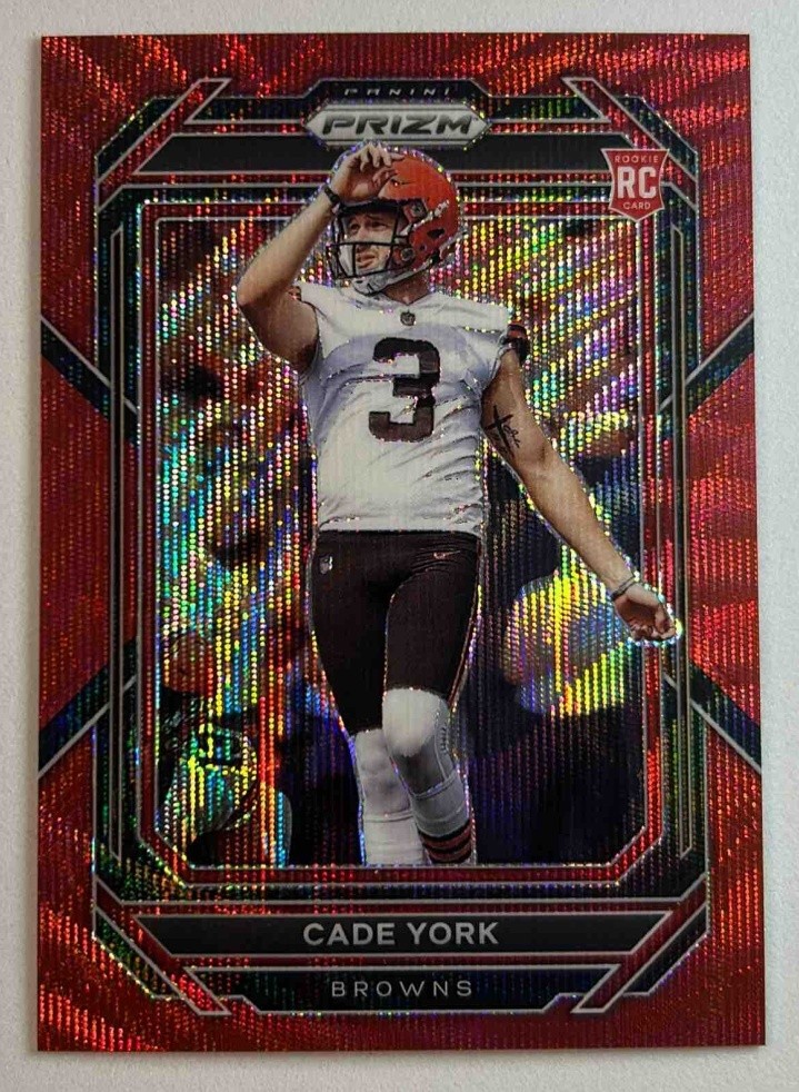 Cade York Panini Prizm #400 Red Wave