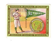 1910 T51 Murad College Series ~ Bethany College ~ Baseball