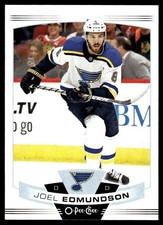 2019-20 O-Pee-Chee #235 Joel Edmundson St. Louis Blues Hockey Card