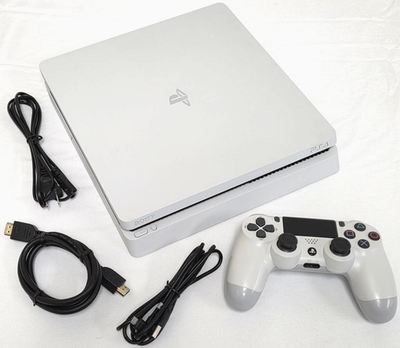 Sony PlayStation 4 PS4 SLIM 500GB WHITE Video Game Console +