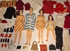 1960s Remco Littlechap Family Dolls Vintage with Clothing and Accessories