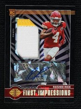 2023 Illusions First Impressions Memorabilia Black 32/50 Rashee Rice Auto s5q