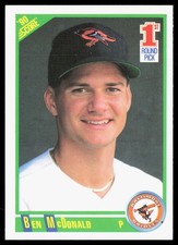 1990 Score #680 Ben McDonald RC Rookie Card Baltimore Orioles. rookie card picture
