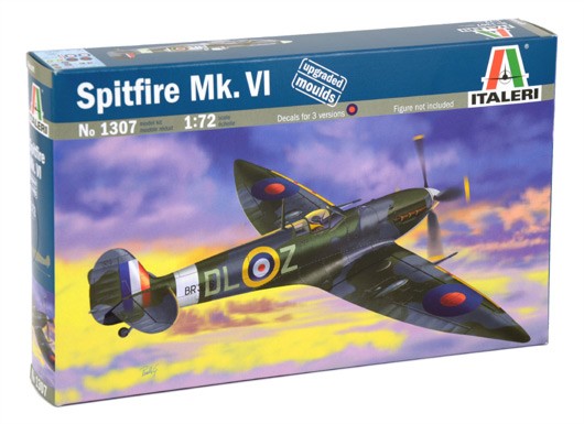 Italeri Spitfire Mk Vi 1/72 Aircraft Kit - 1307
