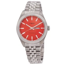 Timex Waterbury Legacy Quartz Orange Dial Men's Watch TW2V17900