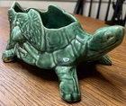 Vintage McCoy Turtle Planter Water Lily