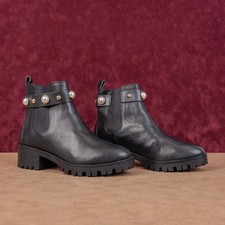 Botas Chelsea Karl Lagerfeld Paris Wmn Pola charol negro 8 EE. UU. 38,5 EUR
