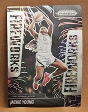 2025 Panini WNBA Prizm - Jackie Young #4 Fireworks - Las Vegas Aces