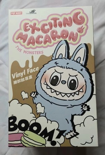 POP MART: Labubu The Monsters Exciting Macaron - Vinyl Face Blind Box. Sealed.