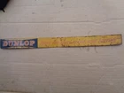 Dunlop tyres   tin shelf strip. Vintage  advertising. sign  Not enamel sign