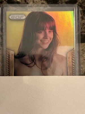 Melissa Benoist 2023 Girls On Film GOF Gold Standard Holo Card Supergirl
