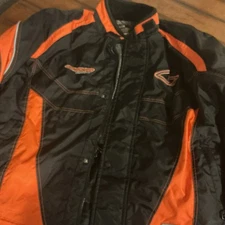 Choko Designs Powersports Invader Xl Black And Orange Jacket