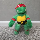 Vintage 1989 Teenage Mutant Ninja Turtles Raphael Plush Stuffed Toy Playmates
