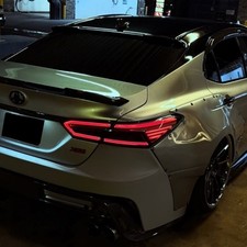 Smoked Led Tail Light Fit 2018-2024 Toyota Camry Sedan Lese White Bar Rear Lamp
