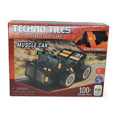 Techno Tiles Muscle Car The Learning Journey -  100+ pcs STEM Building Toy Set