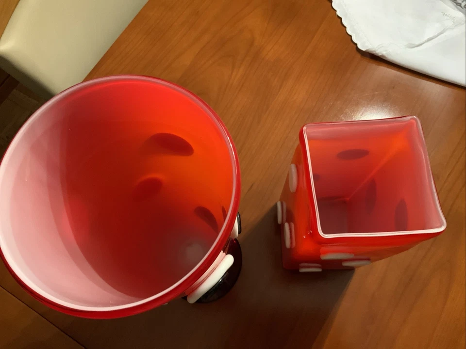 Vintage Vasen Rot - Bild 2 von 4