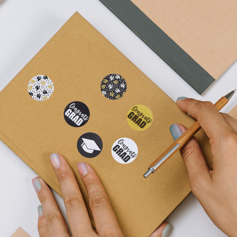 Adhesive Gift Tags Sticker Labels Package Seals Round Stickers eBay