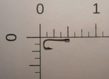 MUSTAD & SON #11 Fly Tying SNECK HOOKS HOLLOW POINT RINGED  Bronzed NORWAY 3851