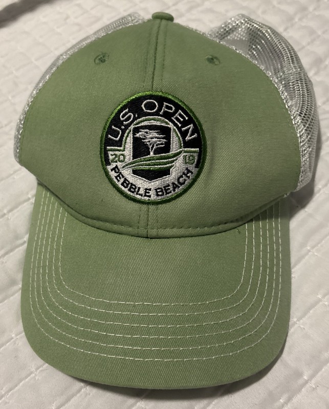 2019 US Open Golf Pebble Beach Golf Mesh Men’s Snapback Green Ahead Cap Hat