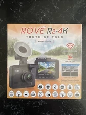 R2-4K Rove Dash Cam Built in WiFi GPS Car top Dashboard Camera Recorder with UHD