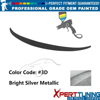 For 11-15 Hyundai Elantra(Avante MD) Euro Style Trunk Spoiler Wing Lip 3D Silver