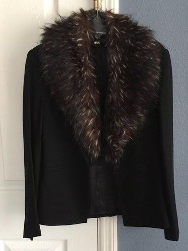 mango fox coat