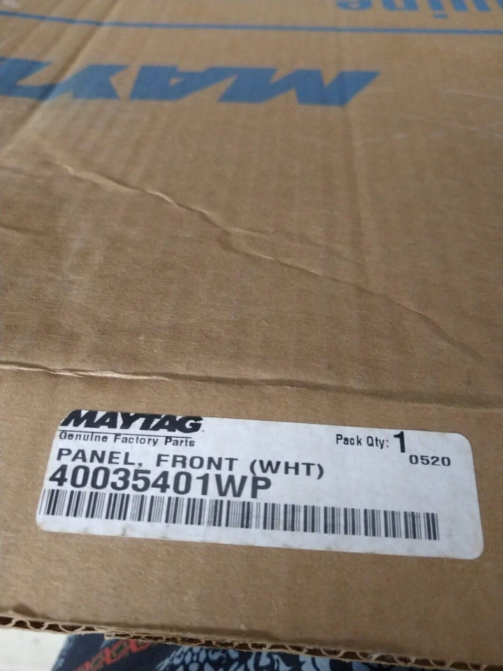 Maytag/Amana/Crosley 洗碗机前面板 40035401WP 白色 — 第 3/3 张图片