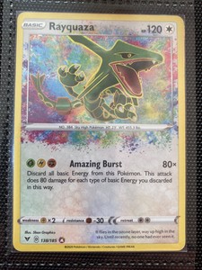 Rayquaza Pokemon Vivid Voltage Amazing Rare | eBay