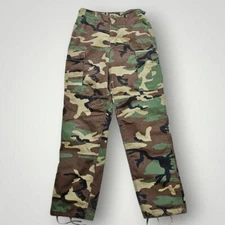 US Army style ripstop woodland combat cargo trousers W30 L33