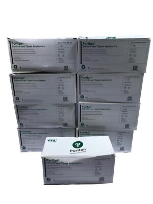 (900) PURITAN 6  Foam Tipped Applicator Swabs PS Handle 25-1506-1PF-100