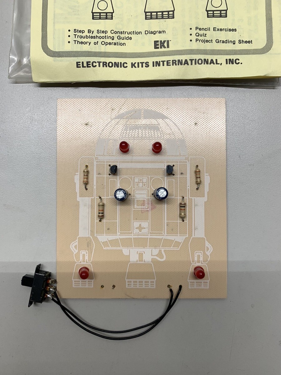 Vintage 1992 EKI Part Kit Build A Robot Blinker Star Wars