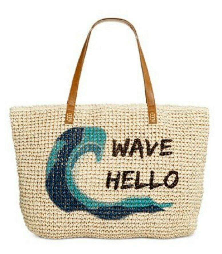 straw beach bag